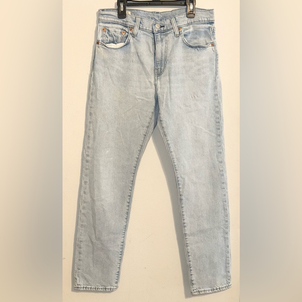 Levi Strauss Men's Straight Jeans in Light Blue